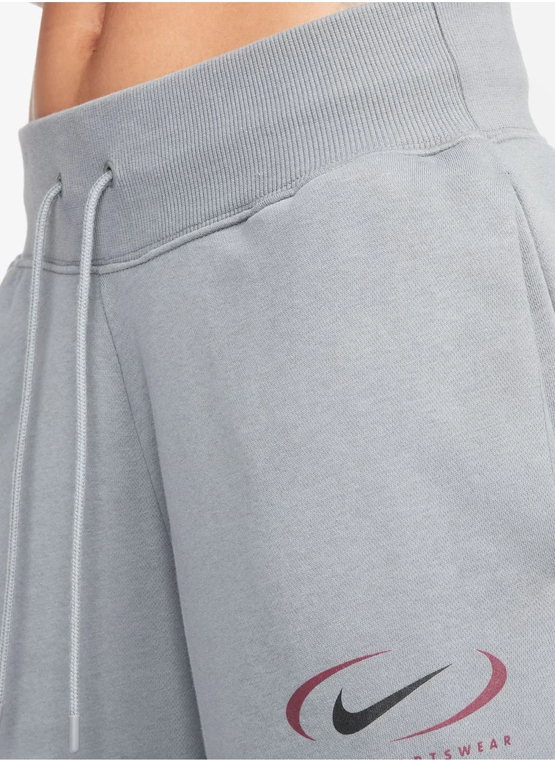 Nike High-Waisted Wide-Leg Sweatpants