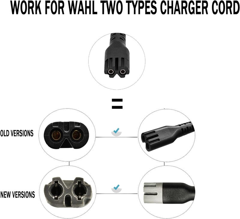Kaynway كابل شحن USB لمقصات كينوا لوحل ماجيك كليب سينير ستيرلينغ-4 ديتيلر رابد كليب، كابل شحن بديل لمقصات لوحل 8164 فينالي و 8173 فانيش شيفر - Image 4