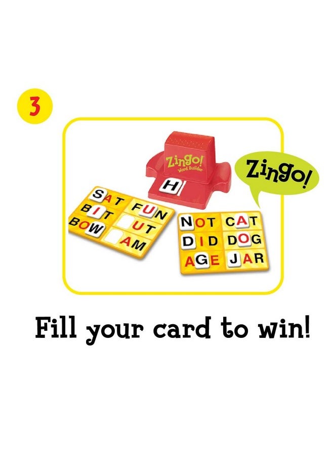 thinkfun ThinkFun Zingo Word Builder - Classic Early Reading Game | Enhances Vocabulary & Spelling Skills | Award-Winning Educational Toy for Kids and Adults  - Image 4