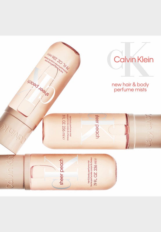 CALVIN KLEIN CK Sheer Peach Unisex Hair & Body Perfume Mist 236ml - Image 5