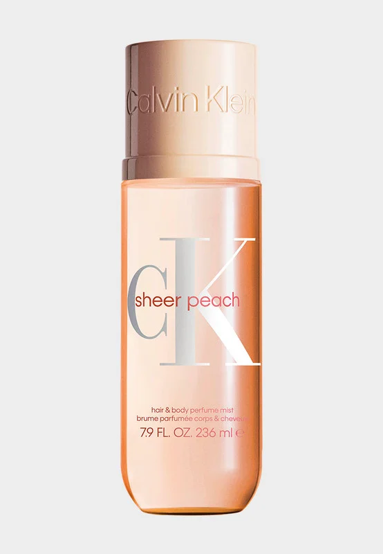 CALVIN KLEIN CK Sheer Peach Unisex Hair & Body Perfume Mist 236ml