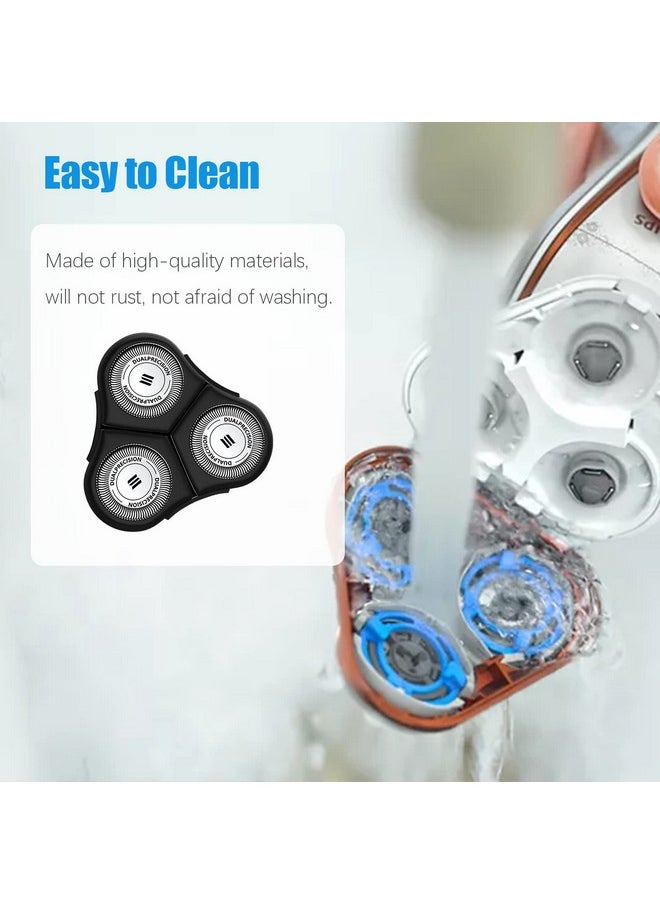 JIANCENGYU - Rq11 Replacement Heads Compatible With Philips Norelco 1150X Replacement Heads For Norelco Sensotouch Replacement Blades For Philips Series Sensotouch 2D 1150X 1160X 1180X Shaver Upgraded Rq11 Heads - Image 1