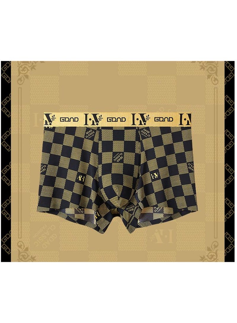 Boxed Men's Fashionable Printed Summer Lightweight Boxed Underwear Set Of 3 Pieces  - Image 4