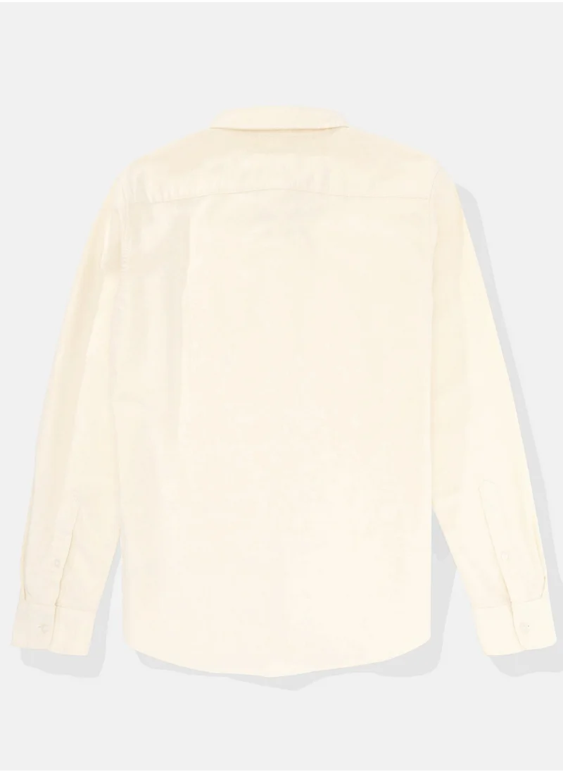 امريكان ايجل AE Slim Fit Flex Oxford Button-Up Shirt
