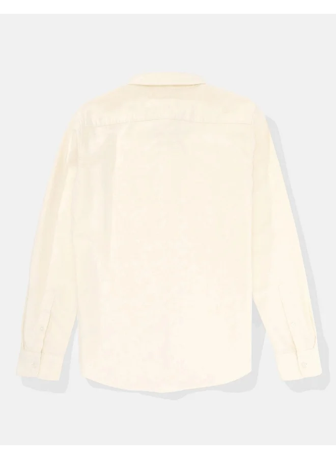 امريكان ايجل AE Slim Fit Flex Oxford Button-Up Shirt