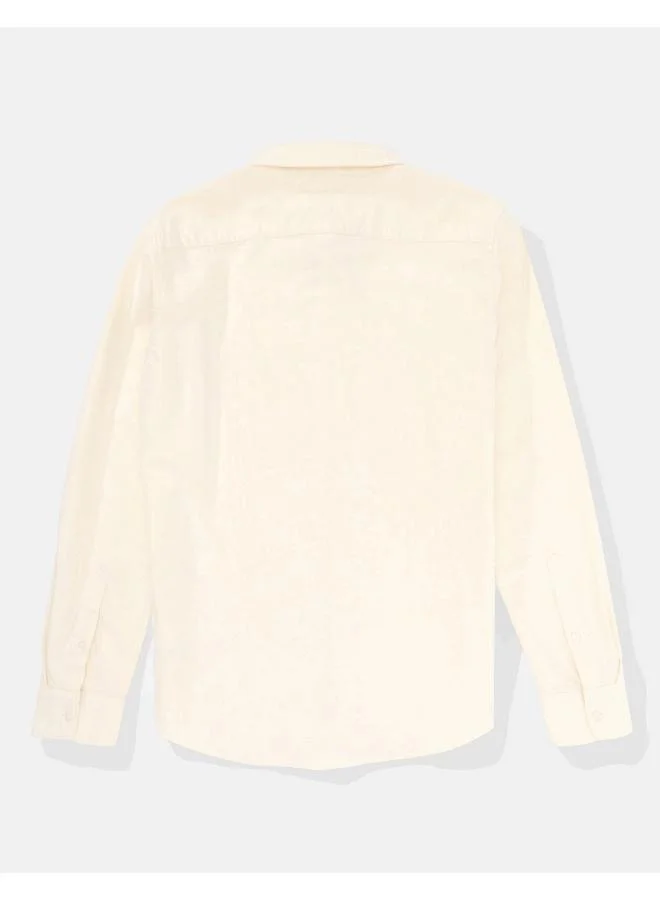 American Eagle AE Slim Fit Flex Oxford Button-Up Shirt