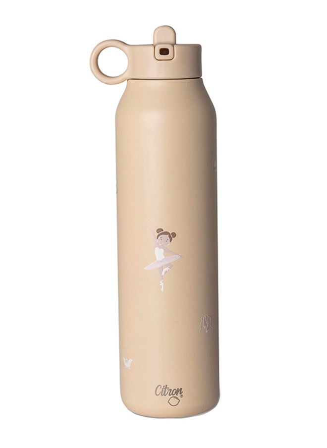 Citron Water Bottle - Vacuum Insulated Stainless Steel Water Bottle 500Ml - Ballerina  - Image 2