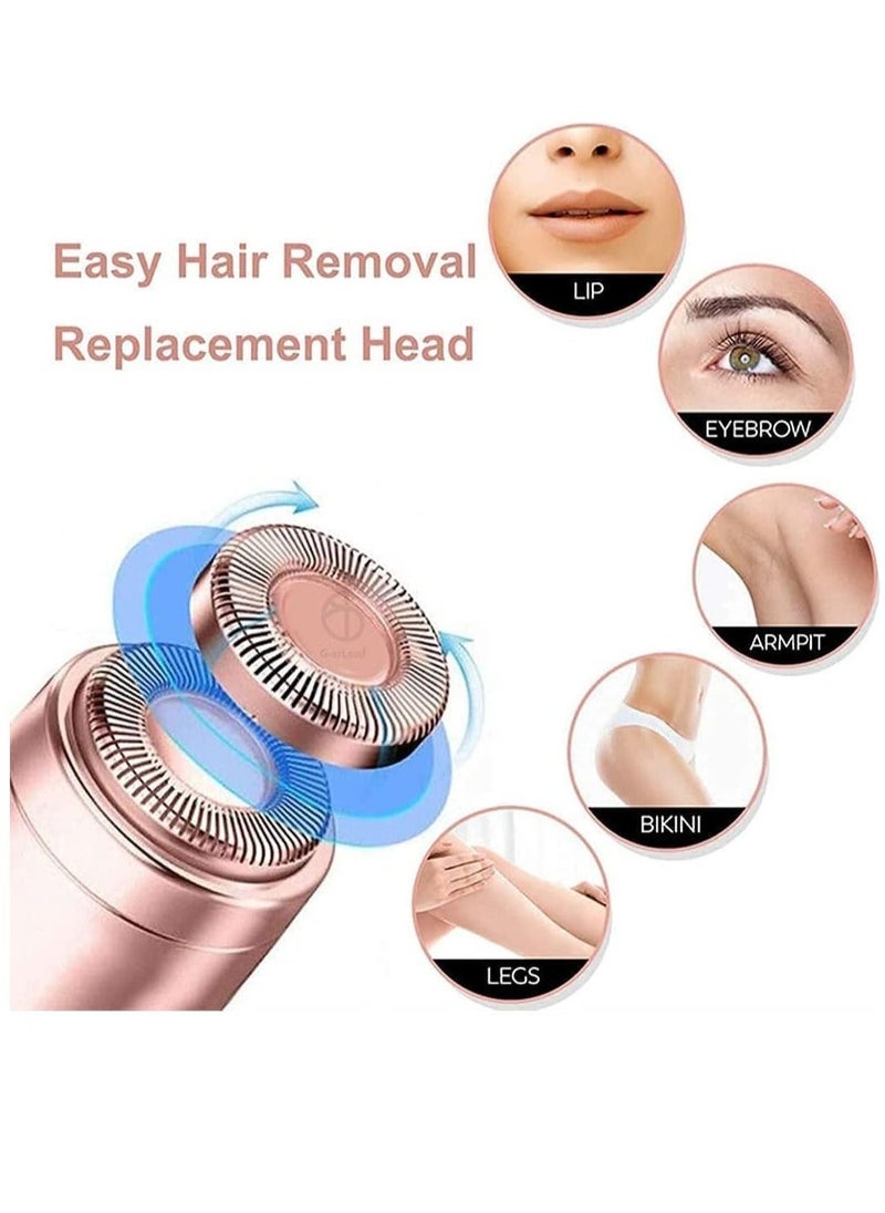 ELTRAZONE Electric Facial Hair Remover, Women’s Portable Facial Hair Trimmer, Best Painless Flawless Hair Remover for Women Bikini Area, Peach Fuzz - Image 3