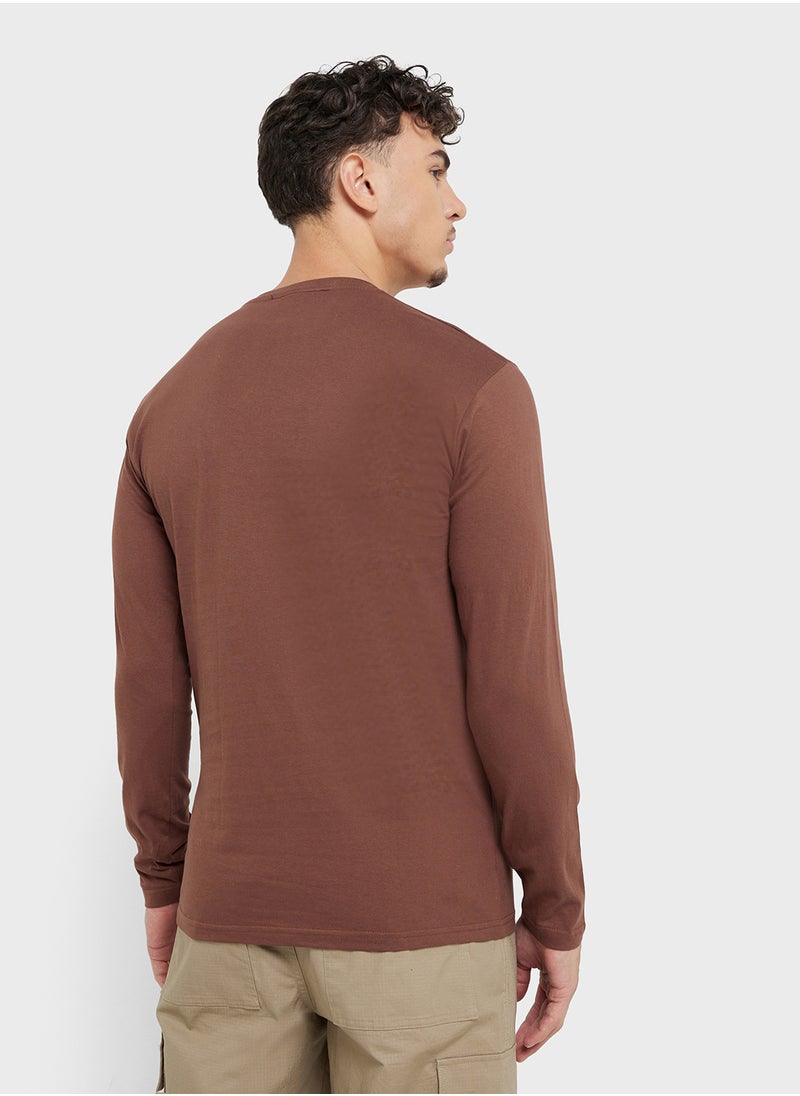 Seventy Five Basics Graphic Long Sleeve T-Shirt  - Image 2