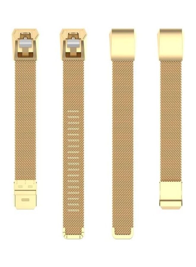 NIBEMINENT Stainless Steel Replacement Wrist Strap Watch Band Gold - Image 5