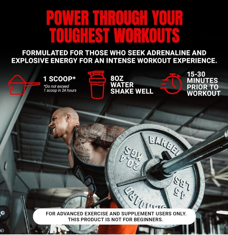 ProSupps Mr. Hyde Xtreme Pre-Workout - Bluerazz - (220g) - Image 4