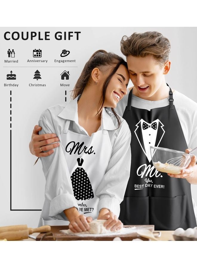 هومستر السيد والسيدة أبرنز لهدايا الأزواج -الذكرى السنوية، دش الزفاف، الزفاف، الخطوبة، هدايا الأزواج، مجموعة هدايا المطبخ - Image 4