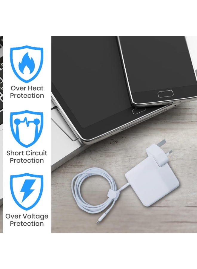 Fast USB-C Power Adapter with Cable - Compatible with MacBook Pro, MacBook Air, iPad & Android Devices - Image 5