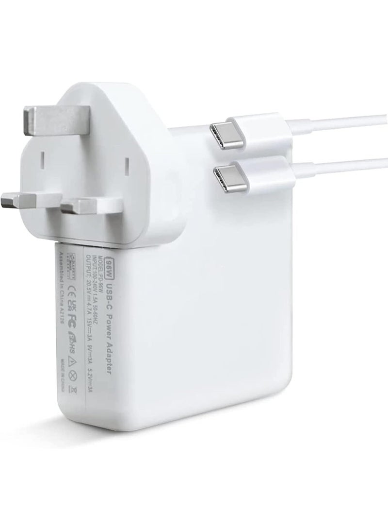 Fast USB-C Power Adapter with Cable - Compatible with MacBook Pro, MacBook Air, iPad & Android Devices - Image 1