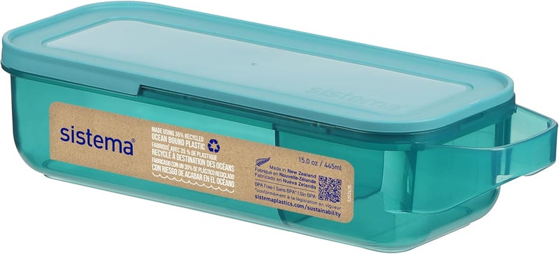 Sistema Slide & Snack Food Storage Container, 445ml - Image 4