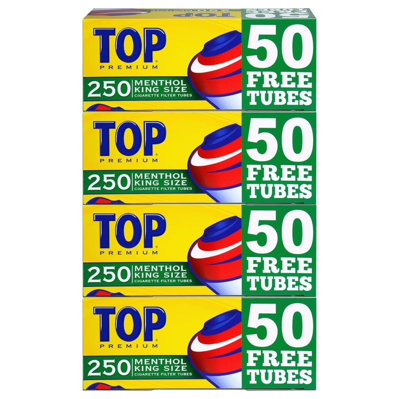 Top Menthol RYO Cigarette Tubes - King Size - 250ct Box (4 Boxes) - Image 4