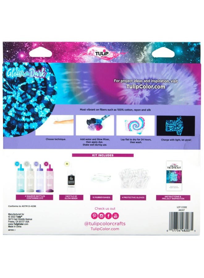 Tulip One-Step Tie-Dye Kit Glow in The Dark Cosmic 4-Color with Glow Mix - Image 2