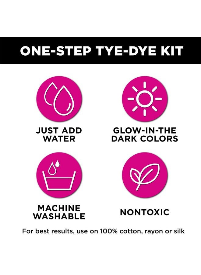 Tulip One-Step Tie-Dye Kit Glow in The Dark Cosmic 4-Color with Glow Mix - Image 4