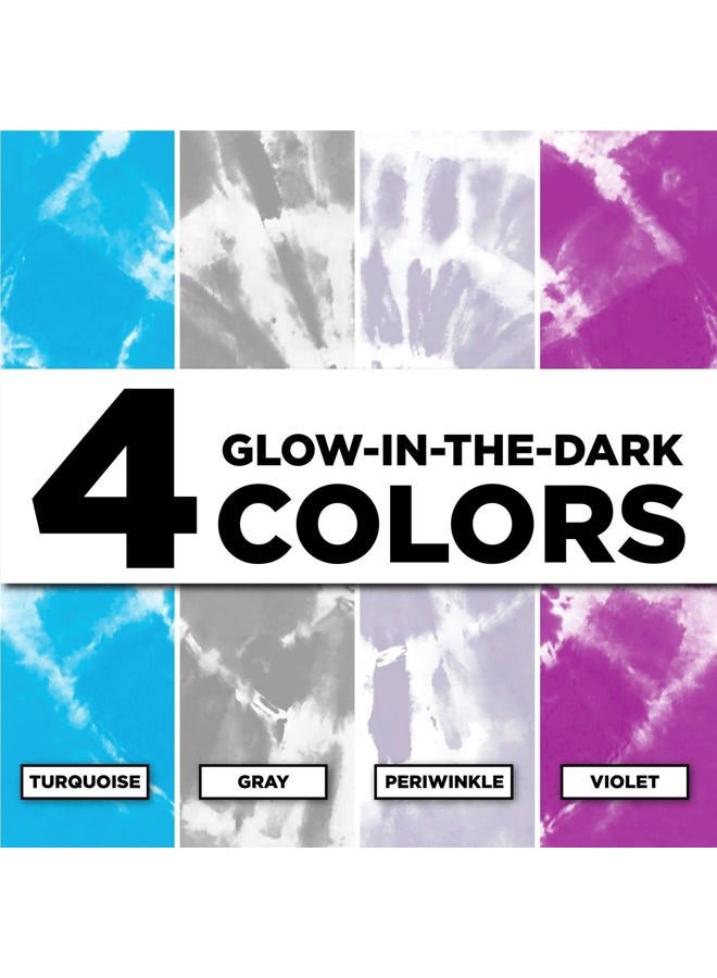 Tulip One-Step Tie-Dye Kit Glow in The Dark Cosmic 4-Color with Glow Mix - Image 5