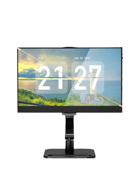Elevating Stand Vertical Screen Extension Base Monitor Display Bracket Adjustable Rotation Secondary Screen Connector Universal-Color:Stretch