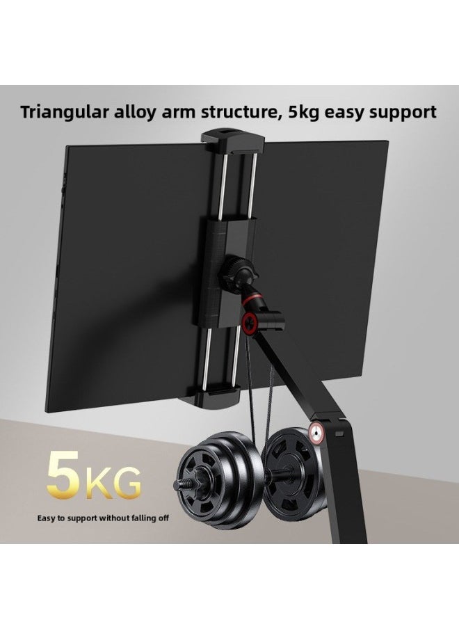 Elevating Stand Vertical Screen Extension Base Monitor Display Bracket Adjustable Rotation Secondary Screen Connector Universal-Color:Stretch