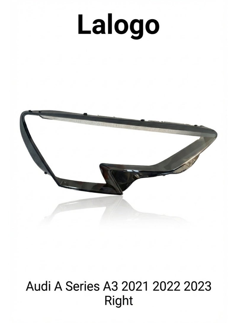 Headlight Lens Cover for Audi A Series A3 2021 2022 2023 Right-10101010R