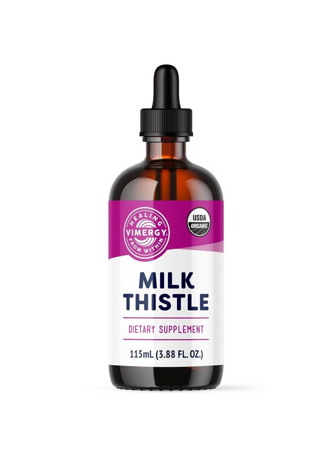 Vimergy Milk Thistle - Supports Liver Function* - Promotes Healthy Digestion* - USDA Certified Organic, Vegan, Gluten-Free - 115 mL (57 Servings) - Image 1