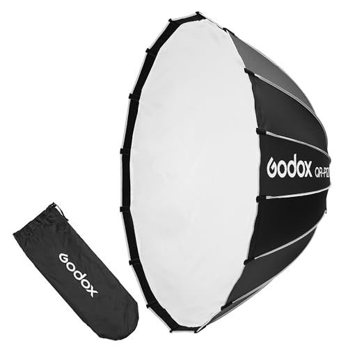 Godox QRP120T 47 Quick Release Parabolic Softbox for Godox SL60II SL150III FV150II AD300PRO AD400PRO AD600BM SZ300R VL300 UL150II ML60 Other Bowen Mount Studio Flash Speedlite - Image 1