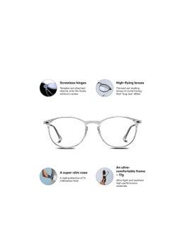 NOOZ Nooz Optics Reading Glasses - Oval Shape - Magnifying Readers for Men and Women - Alba Model Essential Collection  - Image 2