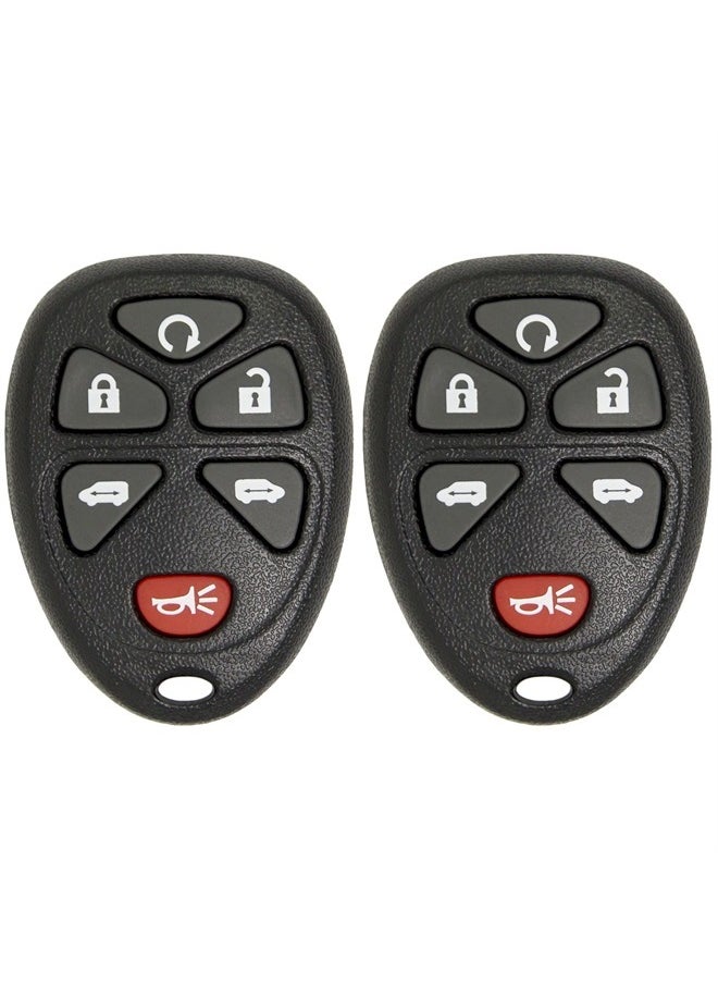 Keyless2Go Replacement for Remote Keyless Entry Car Key Fob GM Vehicles KOBGT04A 15114376-2 Pack  - Image 1
