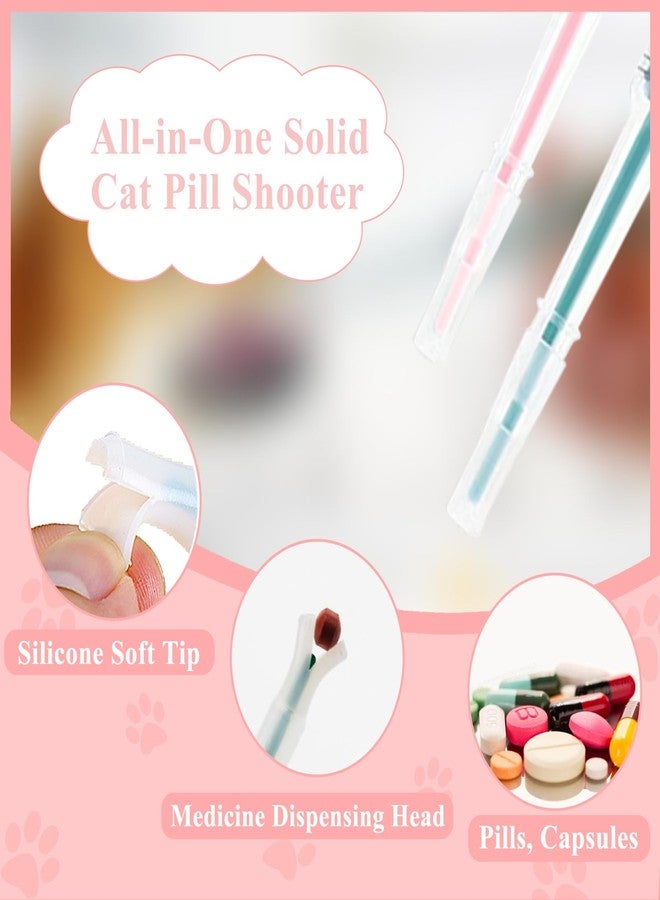 Aorplim 4-in-1 Set Cat Pill Shooter and Dog Pill Shooter, Liquid Medicine Dispenser and Pill Crusher and Cutter, Feed Pills, Water and Milk, Reusable for Puppies and Kittens(Piller+ Cutter+ Grinder) - Image 3