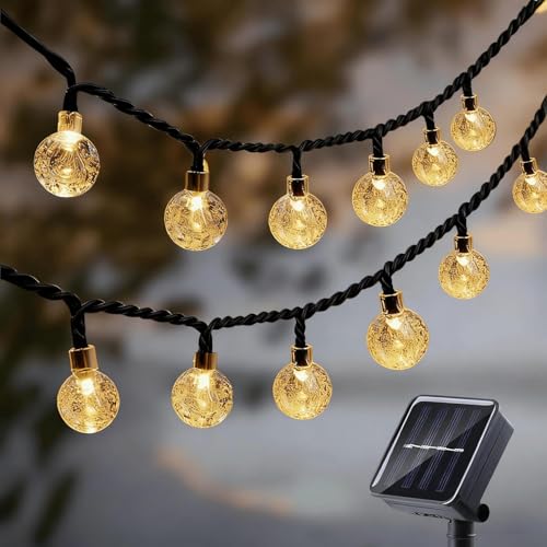 COLBEX 20 LED Solar Globe String Lights from Waterproof Outdoor Fairy Lights with 8 Modes | Warm White Decorative Lights for Garden, Patio, Balcony & Festive Decor - Image 1