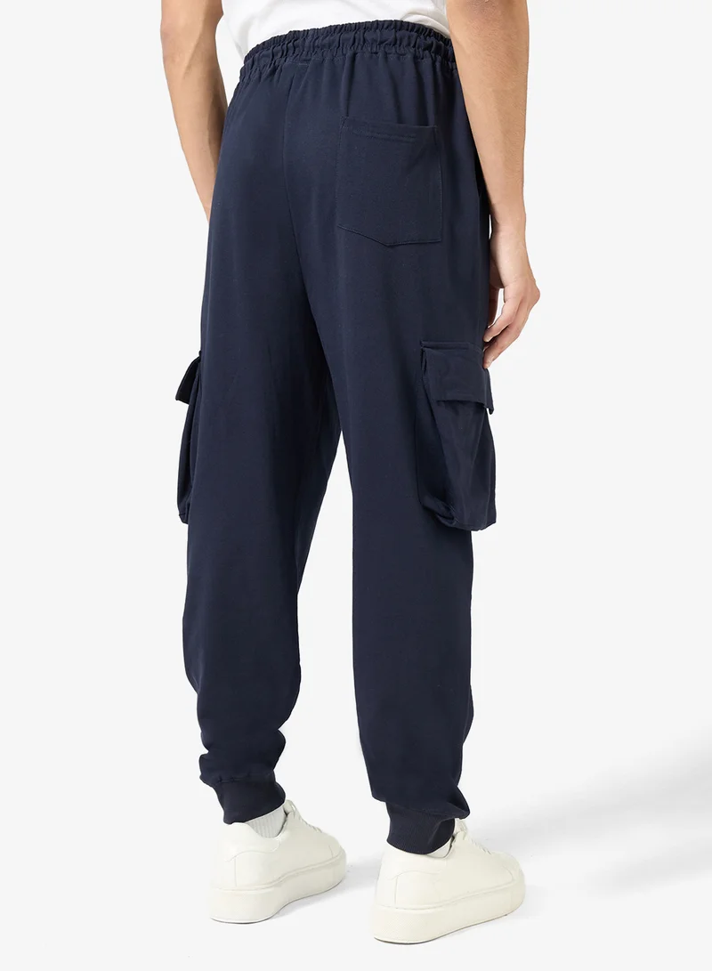 Seventy Five  Batch Detail Elastic Hem Joggers for Men | Best Price UAE