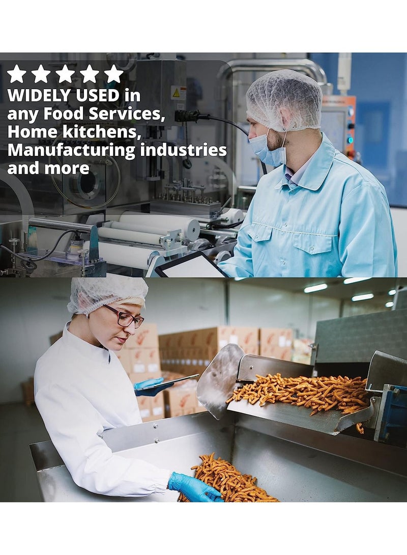 Libra 200 Pack Disposable Bouffant Cap, Latex Free Head Cover for Food Service, Cooking and Salon - Image 5