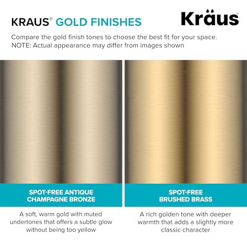 KRAUS Oletto Touchless Sensor Pull-Down Single Handle Kitchen Faucet in Spot-Free Antique Champagne Bronze, KSF-2830SFACB - Image 5