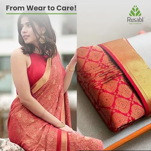 Rusabl Non Woven Multi Storage Covers (Pack of 12, Green) with Zipper Closure, Clothes Organiser for Wardrobe, Bag for Woman Dresses, Sarees, Lehengas, Shawls, Men T-Shirts, Shirts (42 x 35 x 20 cm) - Image 5