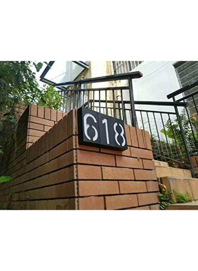 Bluejw 1-Piece Solar Outdoor Rainproof Digital House Number LED Light - Image 5