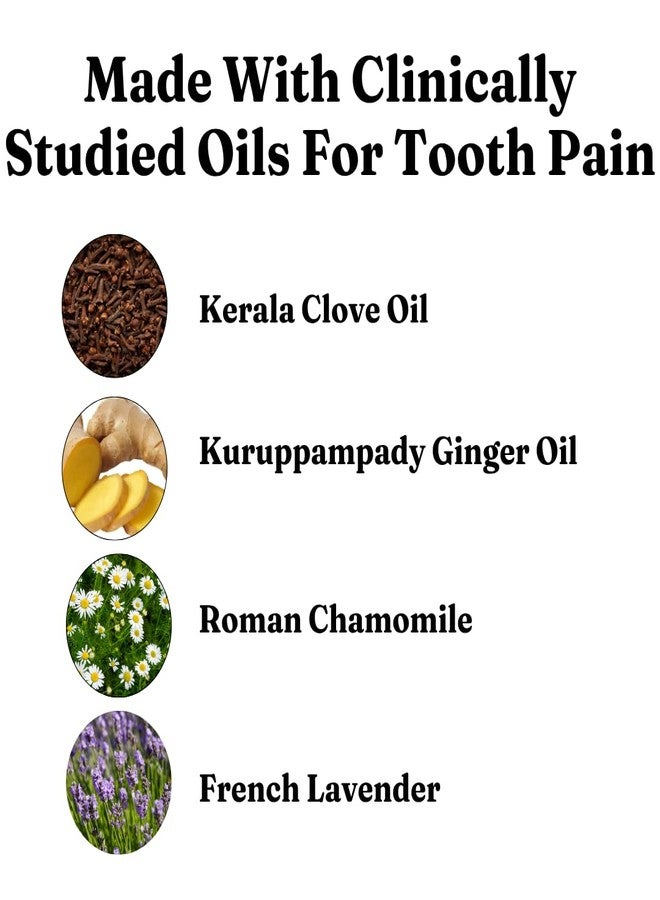 Greenatva Dentease by Greenatva - Natural Dental Pain Relief Roll On, Effective Toothache Relief for Adults & Children 4+ years, Ginger, Chamomile, Clove Oils Based, 10ml, Plant based, Kids and Travel Essential - Image 3
