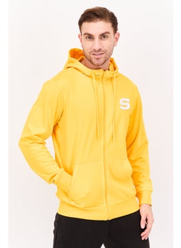 SKECHERS Men Sportswear Fit Long Sleeve Training Sweatshirts, Golden Yellow  - Image 1