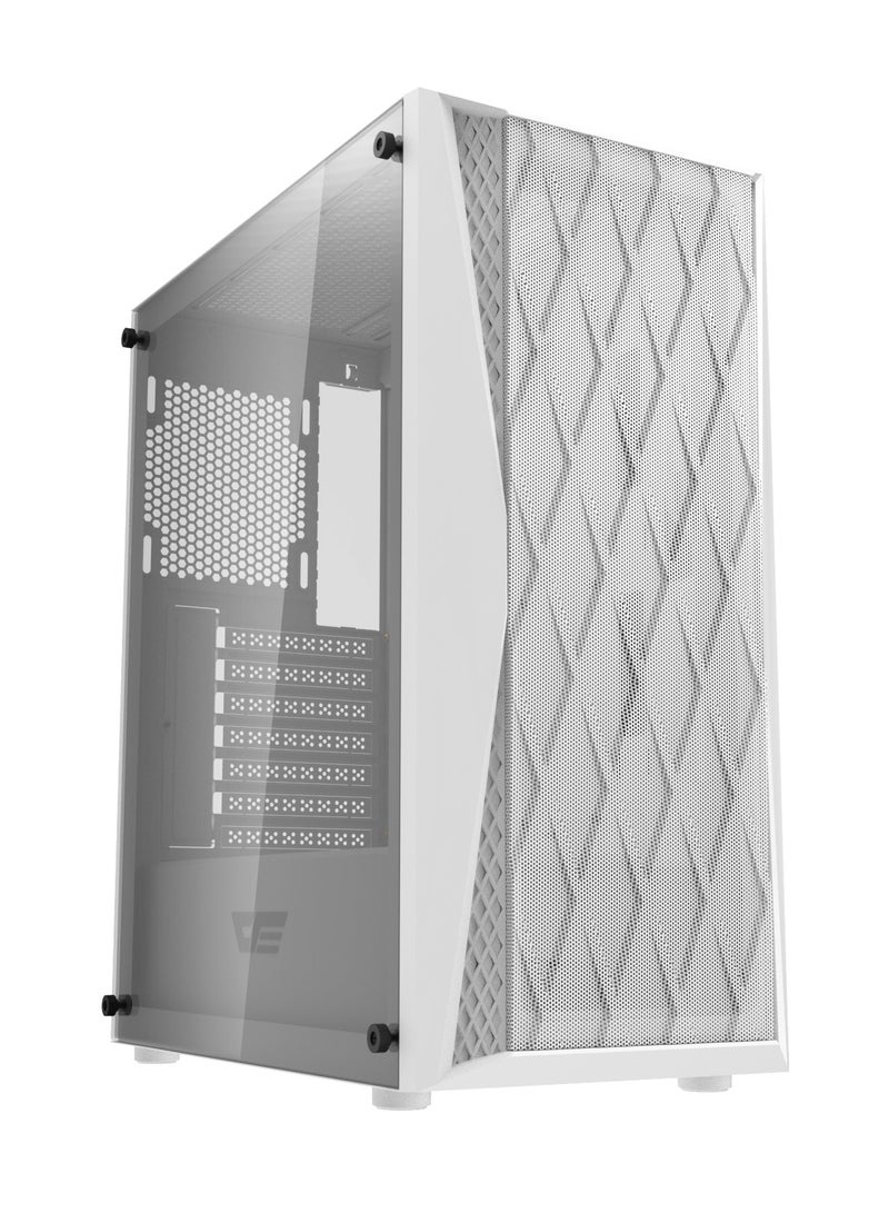 Darkflash DK352 Mesh ATX/MATX/ITX Gaming PC Case With Pre-Installed 4 * 120MM ARGB Fans, Transparent Glass Panel, USB 3.0, Support 360mm Radiator - Image 4