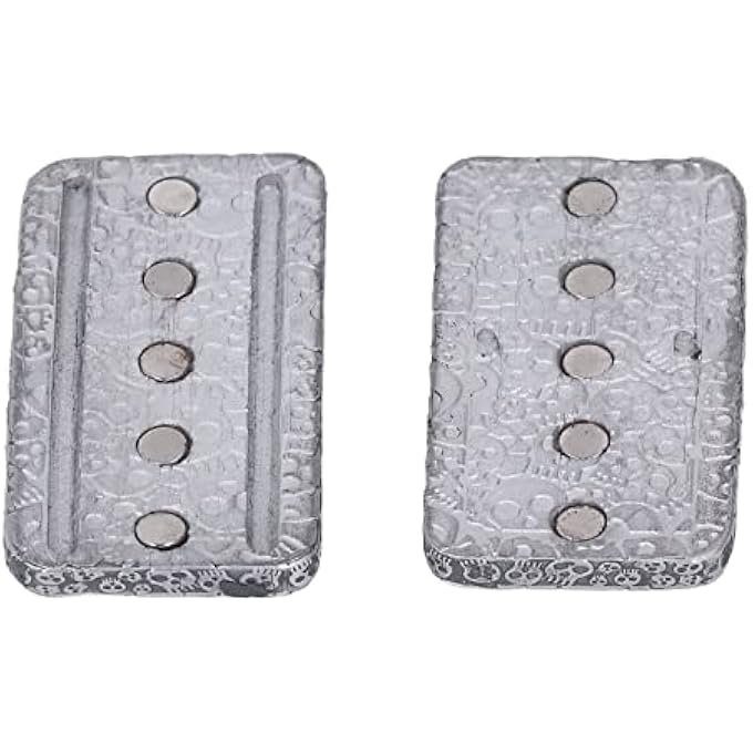 Nurnesy Skull Pattern ADHD, Anxiety Stress Relief Push Slider Sensory Toy Metal, with Unique Magnets, Great for Adults and Kids at Home, Office or Travel, for Improving Concentration - Image 5