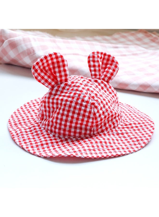 قبعة أذن لطيفة للحيوانات الأليفة قبعات شمسية قبعة بفيزور للقطط والكلاب الصغيرة - Image 5