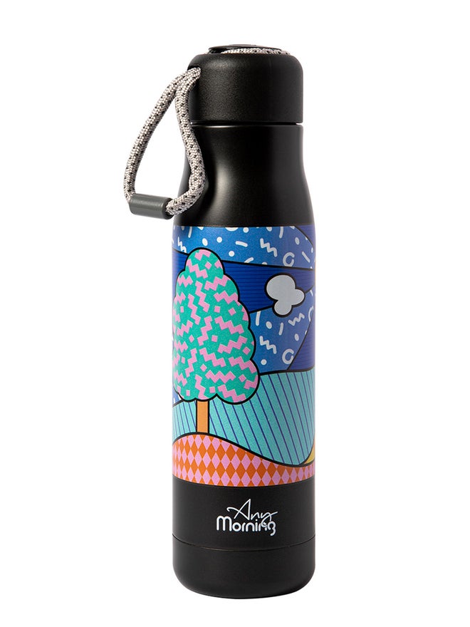 Any Morning Stainless Steel BPA-Free Thermos Travel Mug Multicolour 600ml - Image 1