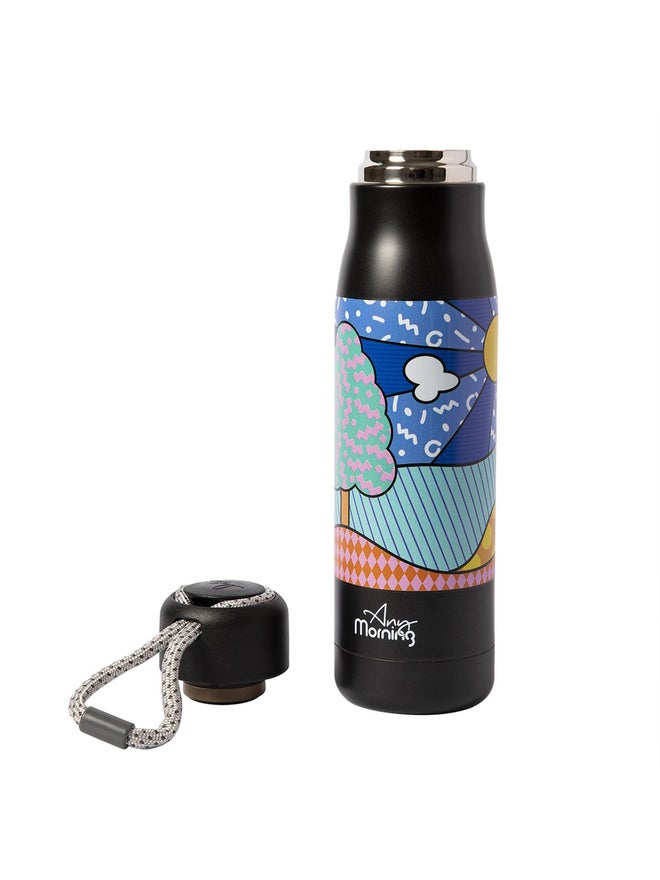 Any Morning Stainless Steel BPA-Free Thermos Travel Mug Multicolour 600ml - Image 3