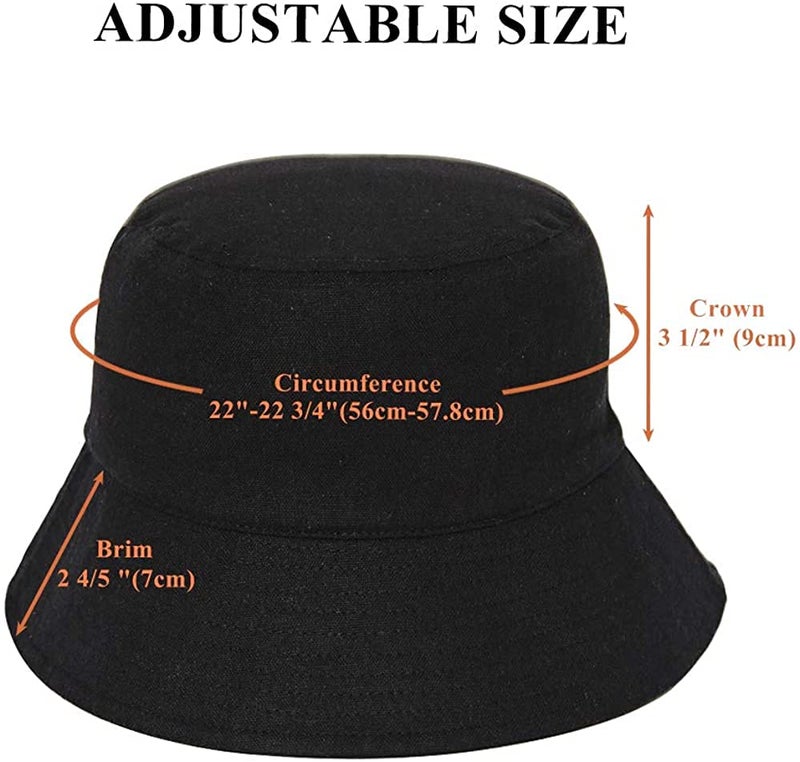 Missby® Unisex Cotton Packable Summer Long Brim Sun Hat (Pink) - Image 5