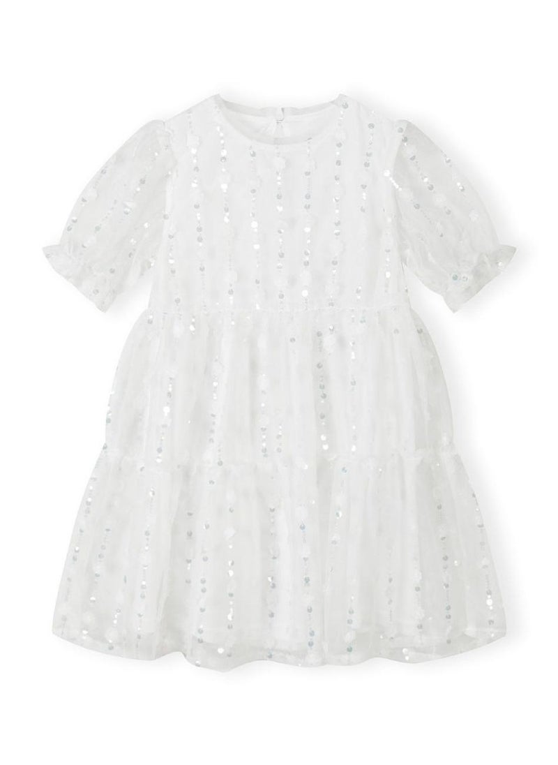 مينوتي فستان تول مزين بالترتر للبنات - Image 3