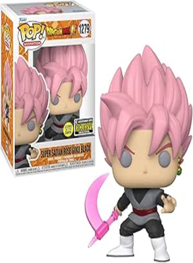 Funko Pop! Anime: Dragon Ball Super - Super Saiyan Rose Goku Black with Scythe (Glow In The Dark) (Exclusive) #1279