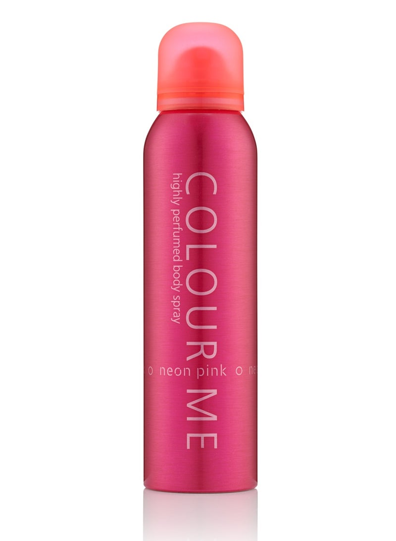 Colour Me Women Neon Pink 150ml Body Spray