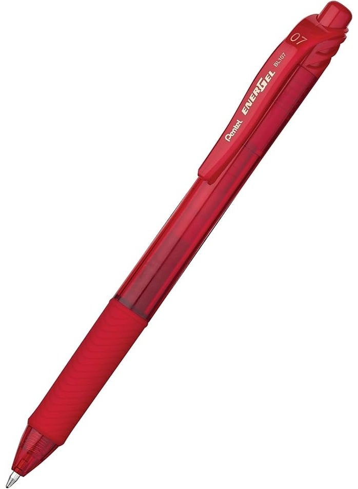 Pentel قلم حبر جل إنرجيل 1 قطعة طرف 0.7 مم حبر أحمر - Image 1