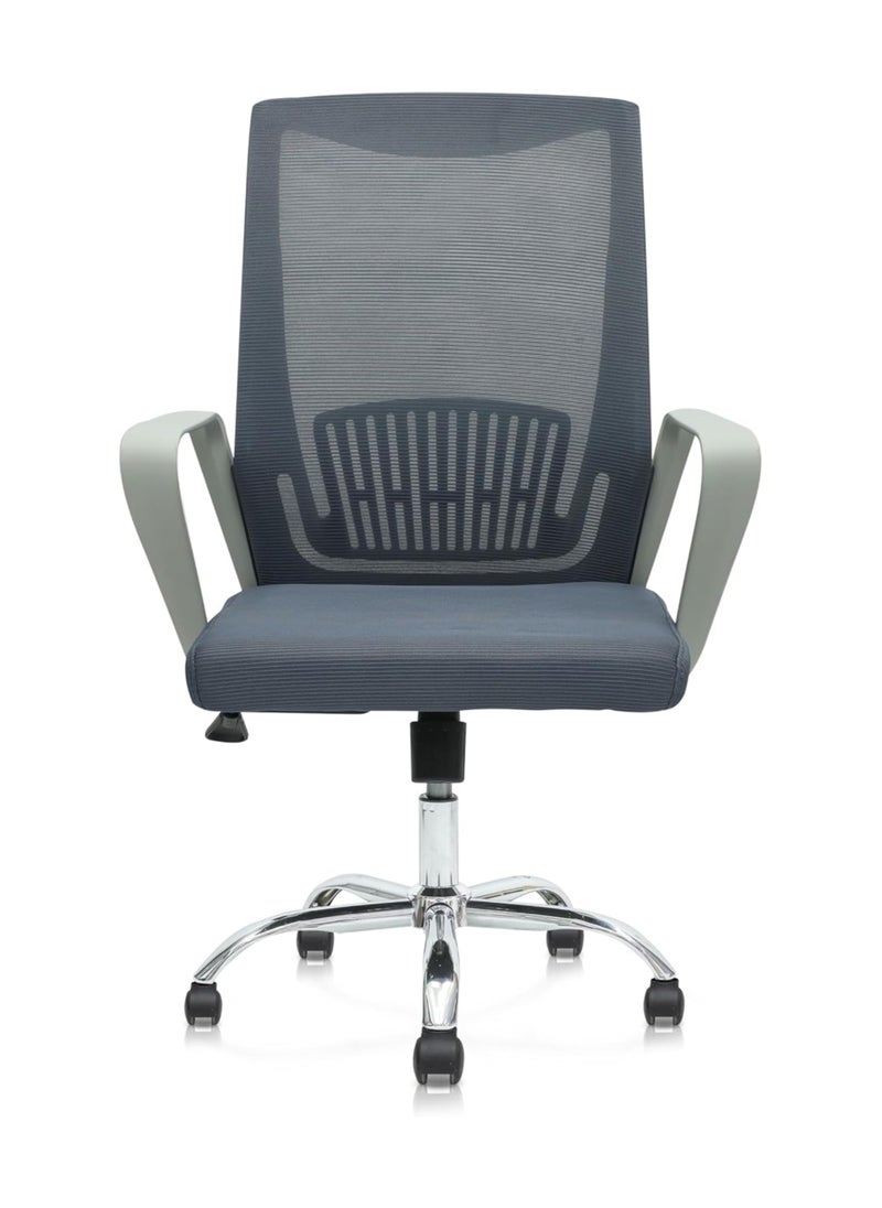 KARNAK Ergonomic Design Mesh Office Desk Chair - Grey  - Image 2